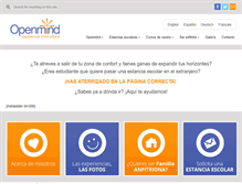 Tablet Screenshot of openmind-international.com